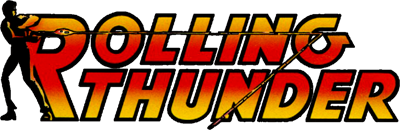 Rolling Thunder logo for ZX Spectrum
